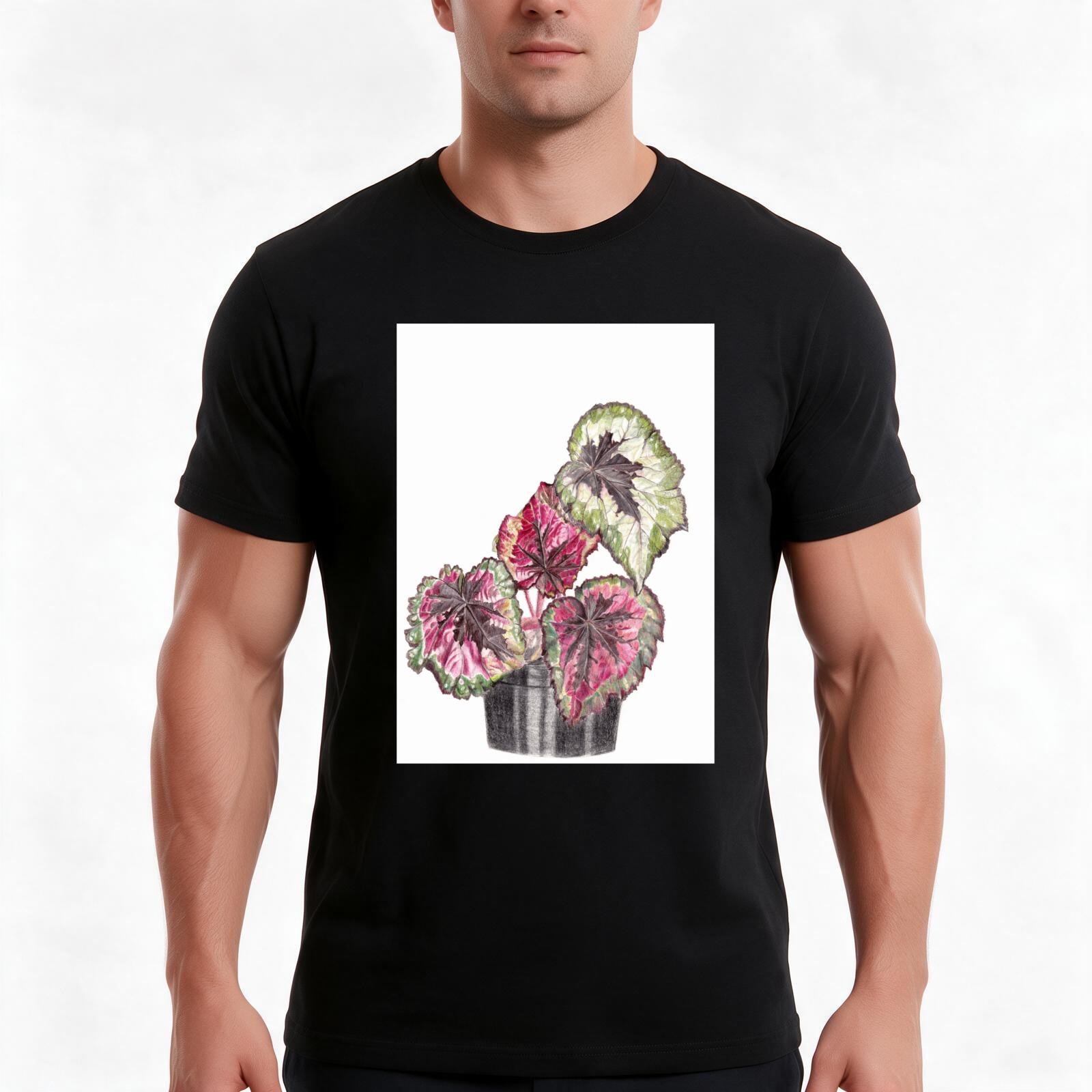 Begonia Rex T-Shirt, Summer Ca - огляд і ціна Begonia Rex