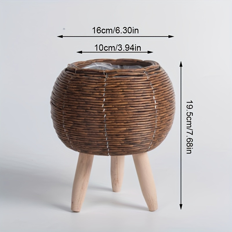 Charming Rustic Rattan Planter - огляд і ціна Aloe Vera Pot