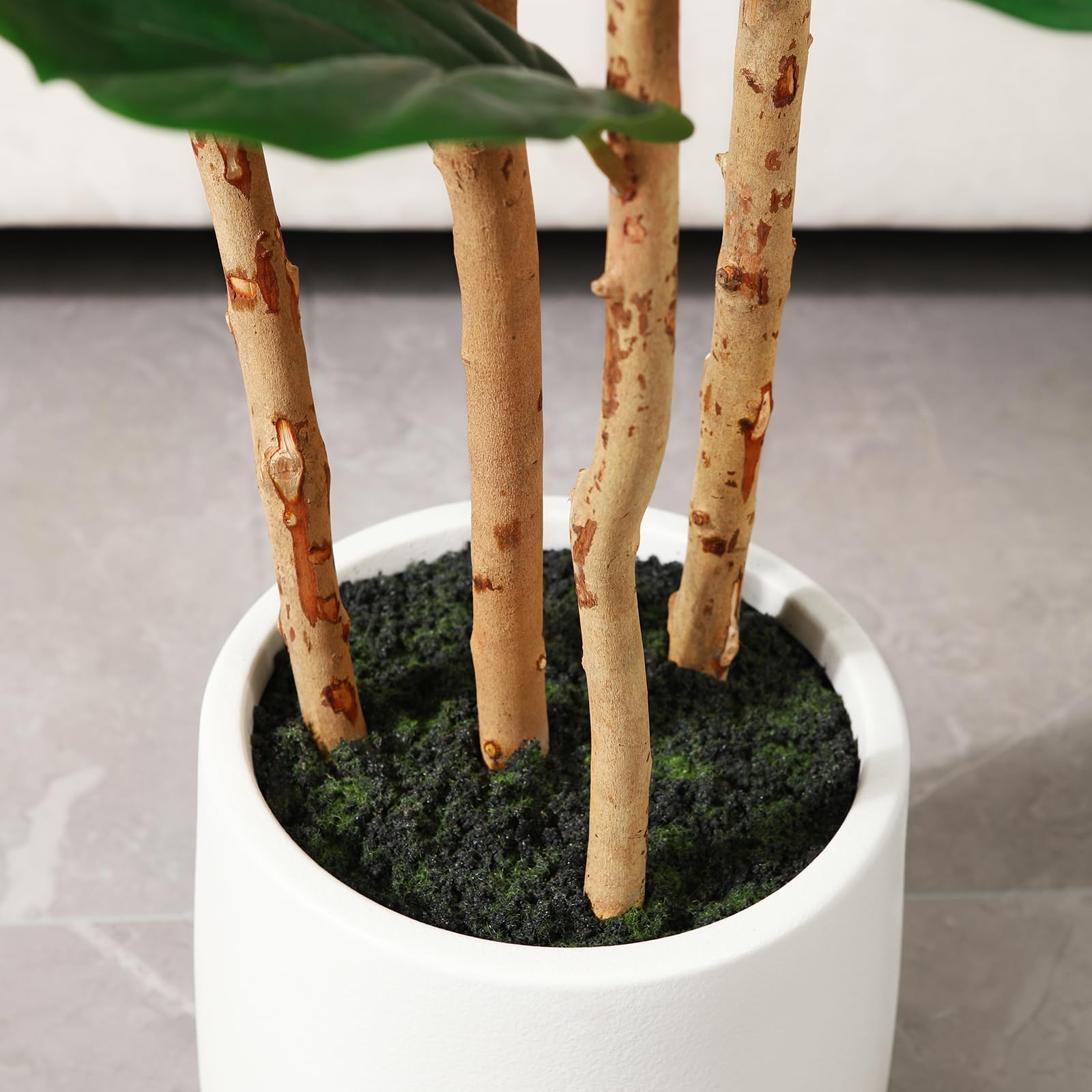 Artificial Fiddle Leaf Fig Tre - огляд і ціна Ficus Lyrata Tree